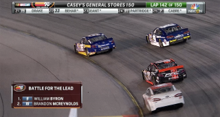 Throwback Thursday: Brandon McReynolds beats William Byron to win the 2015 Iowa Spring race